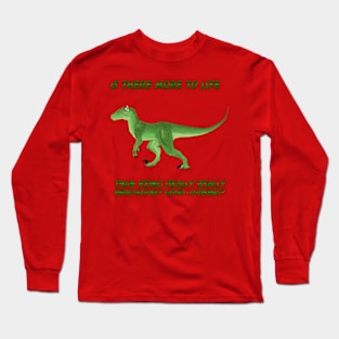 Dinosaurs | Sexy Raptor Long Sleeve T-Shirt